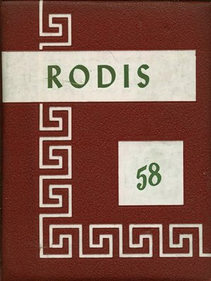 cover image of Midland High School - Rodis - 1958